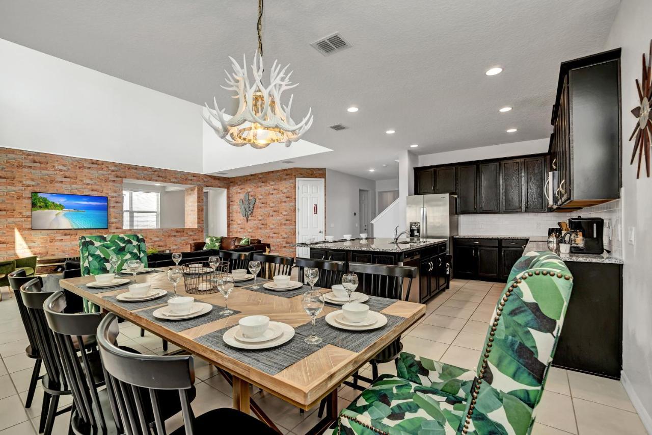 Modern Villa Wprivate Pool&Spa, Free Water Park Orlando Bagian luar foto