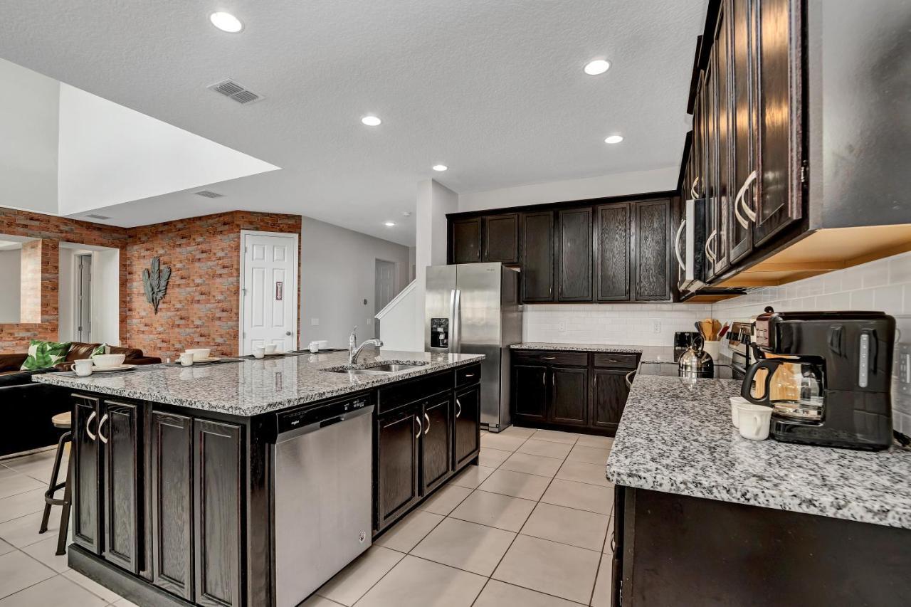 Modern Villa Wprivate Pool&Spa, Free Water Park Orlando Bagian luar foto