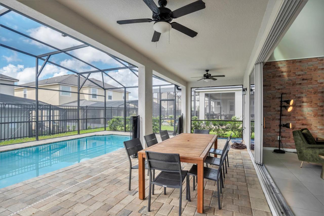 Modern Villa Wprivate Pool&Spa, Free Water Park Orlando Bagian luar foto