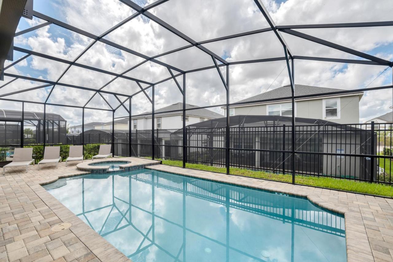Modern Villa Wprivate Pool&Spa, Free Water Park Orlando Bagian luar foto