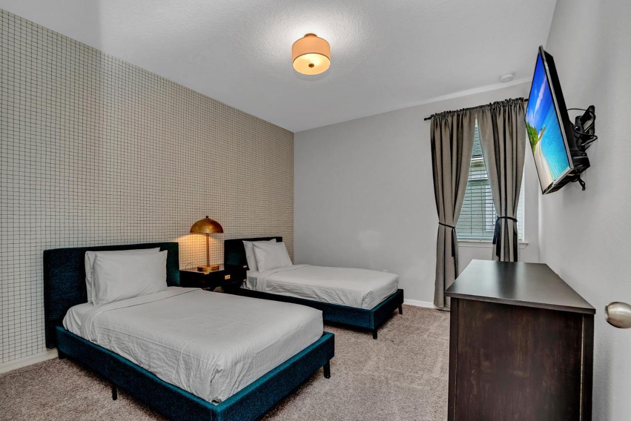 Modern Villa Wprivate Pool&Spa, Free Water Park Orlando Bagian luar foto