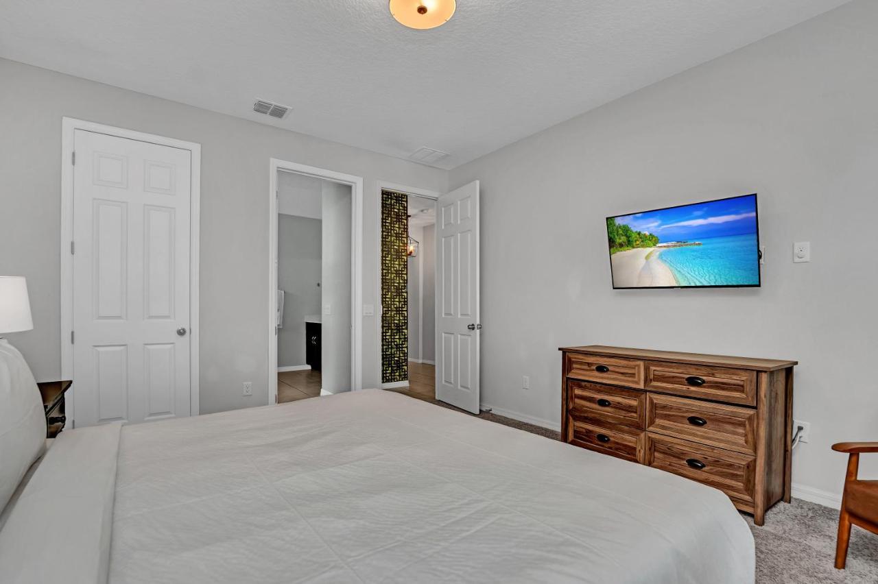 Modern Villa Wprivate Pool&Spa, Free Water Park Orlando Bagian luar foto